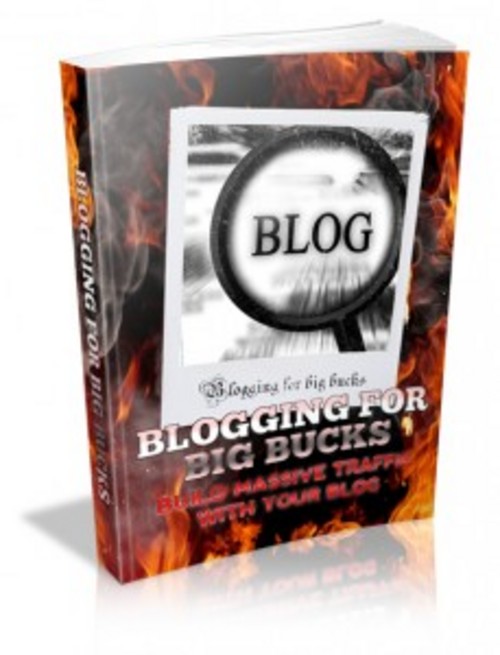 Product picture Blogging For Big Bucks with Master Resell Rights